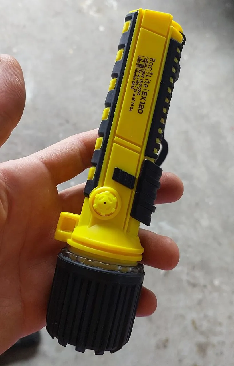 Lanterna Antiexplosão Ex120 Raclite Led Zona O