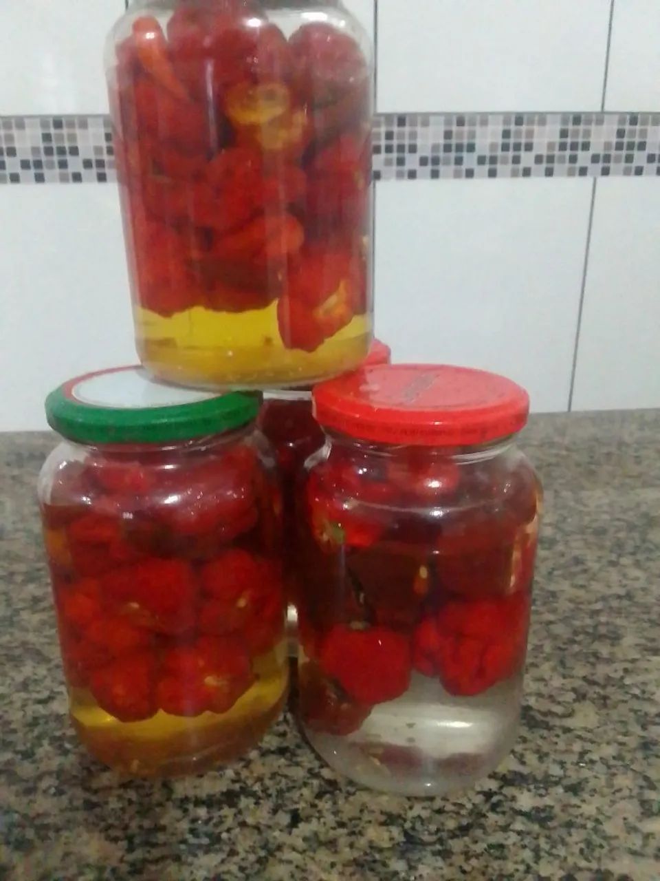 Vendo pimenta Carolina Reaper em conservas 