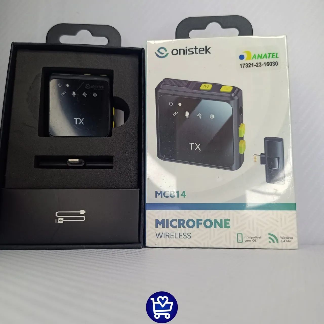 Microfone Sem Fio MC814 para Celular - Gravação de Áudio de Alta Qualidade - Foto 4