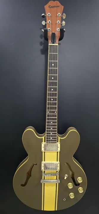 Epiphone Tom DeLonge Signature ES-333 - Brown with Cream Stripe