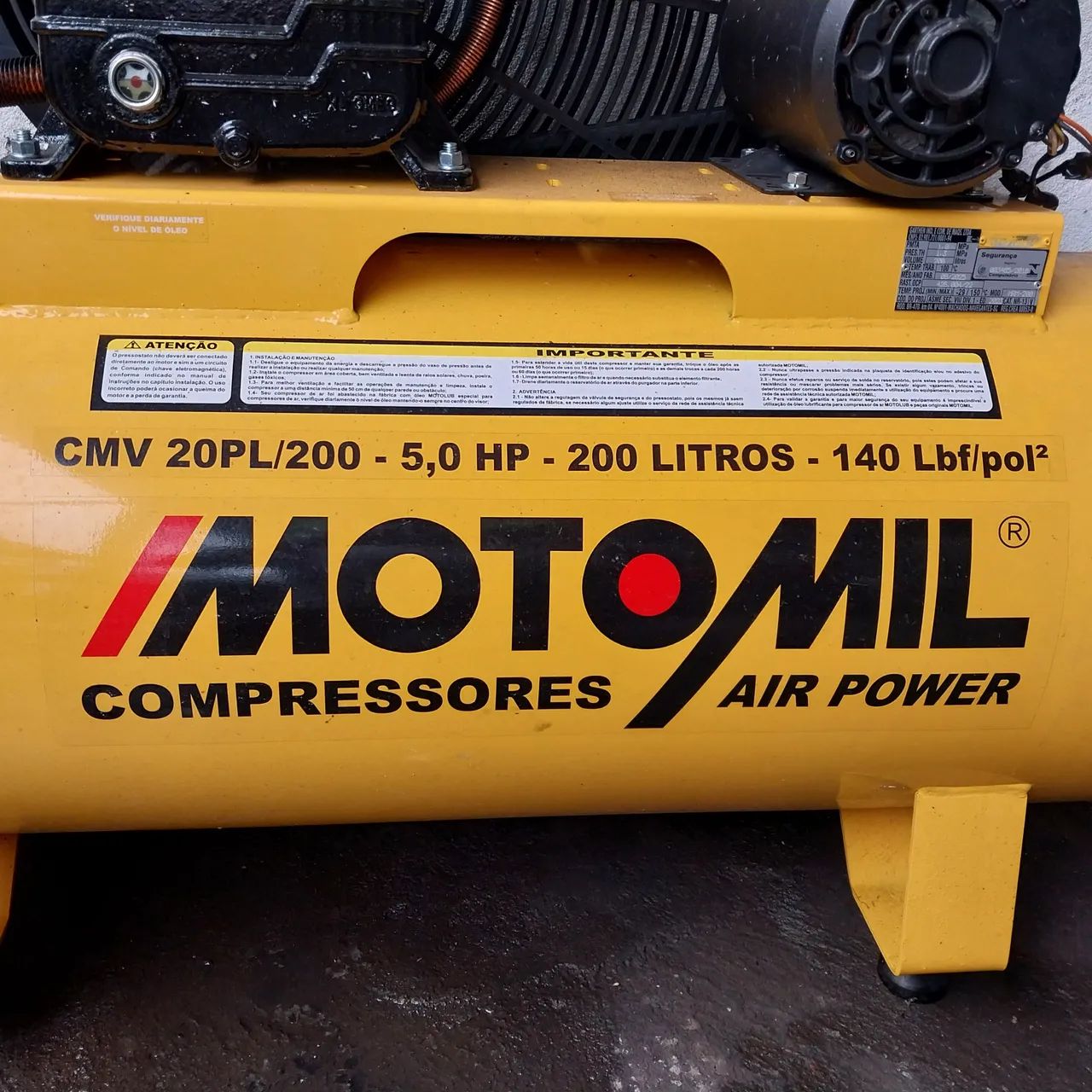 Compressor 20pes , 200litros  - Foto 2