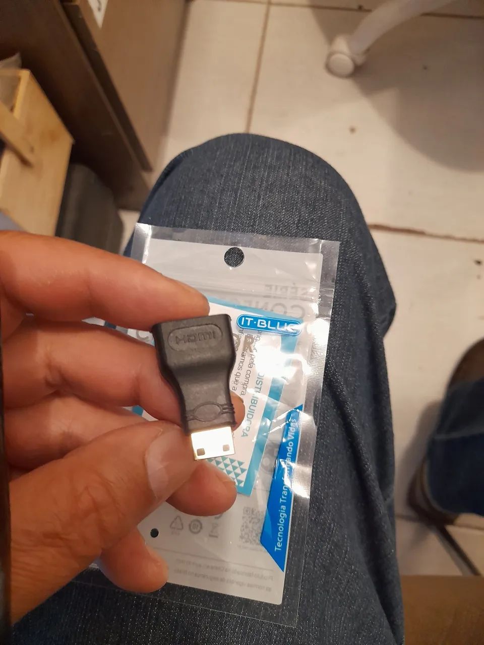 Cabo HDMI Macho para Mini HDMI Macho - Série P - IT-Blue - Foto 2