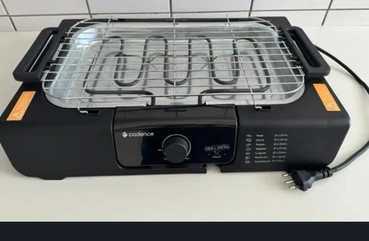 Churrasqueira Elétrica Cadence - seminova - Foto 2