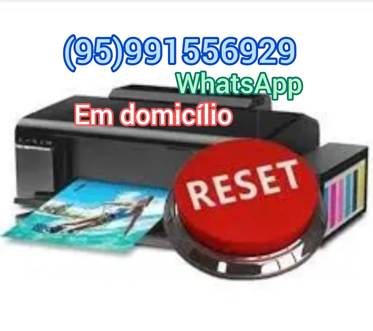 Reset das almofadas e Reset de impressoras em domicílio 64166980644355120