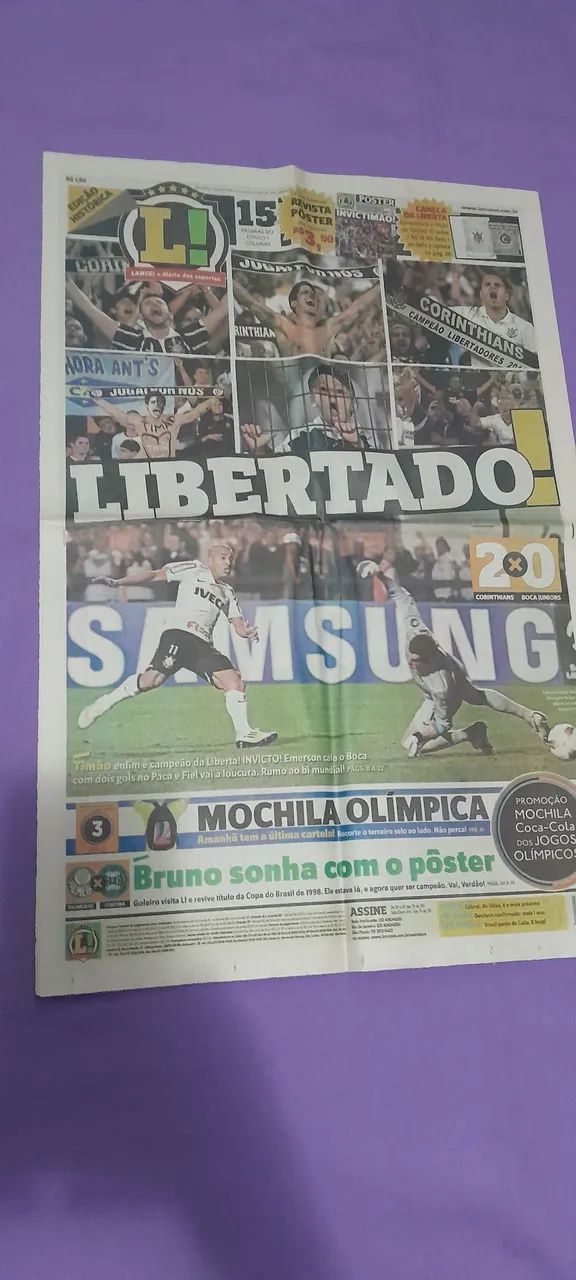 Relíquia do  Campeão da Libertadores 2012