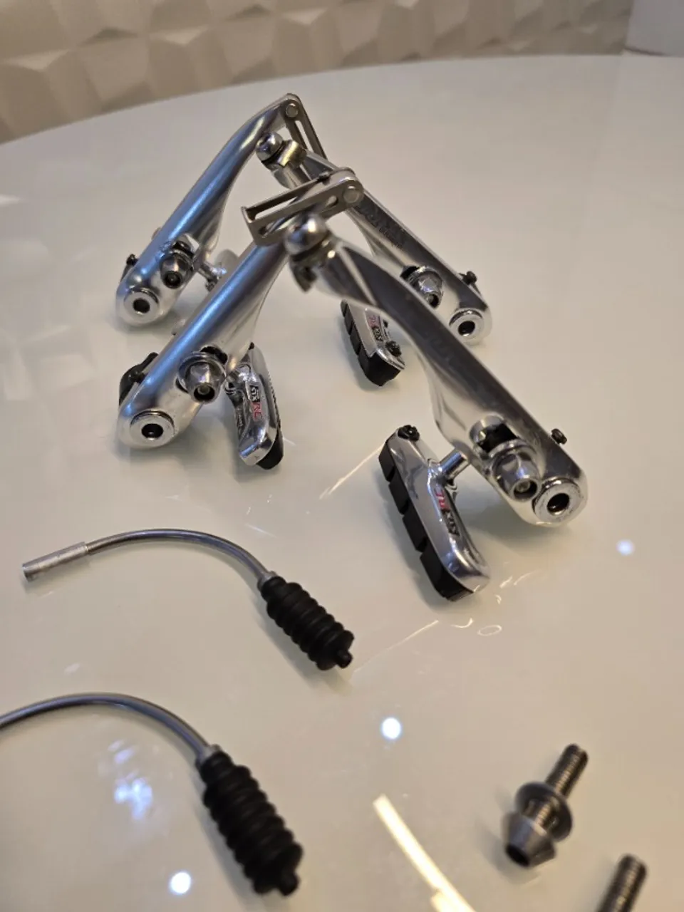 KIT freio V-brake Traseiro Shimano Dxr Mx70 (manetes + vbreak