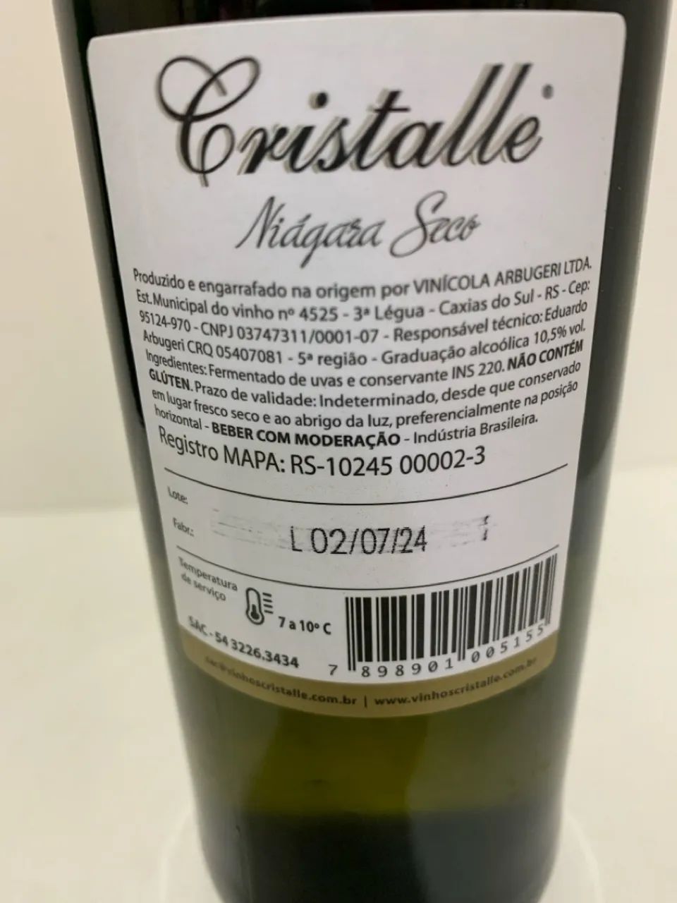 Vinho Cristalé Niágara Seco - Foto 5