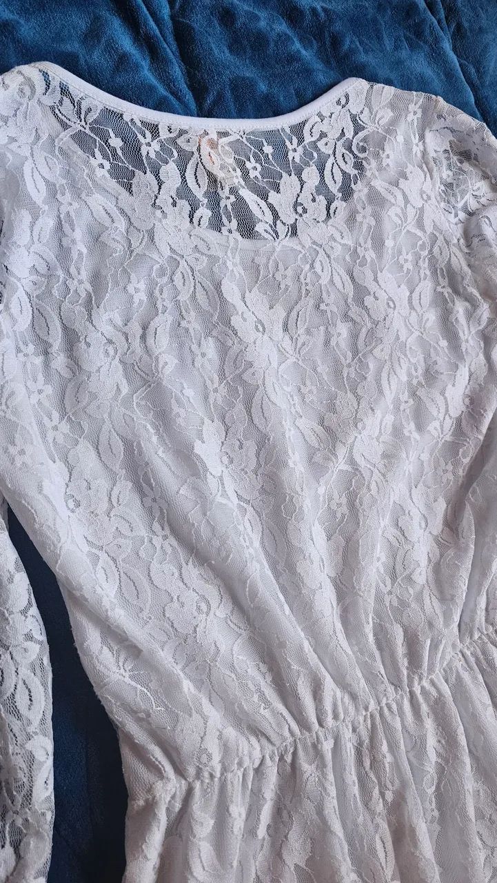 Vestido de renda tamanho M  - Foto 3