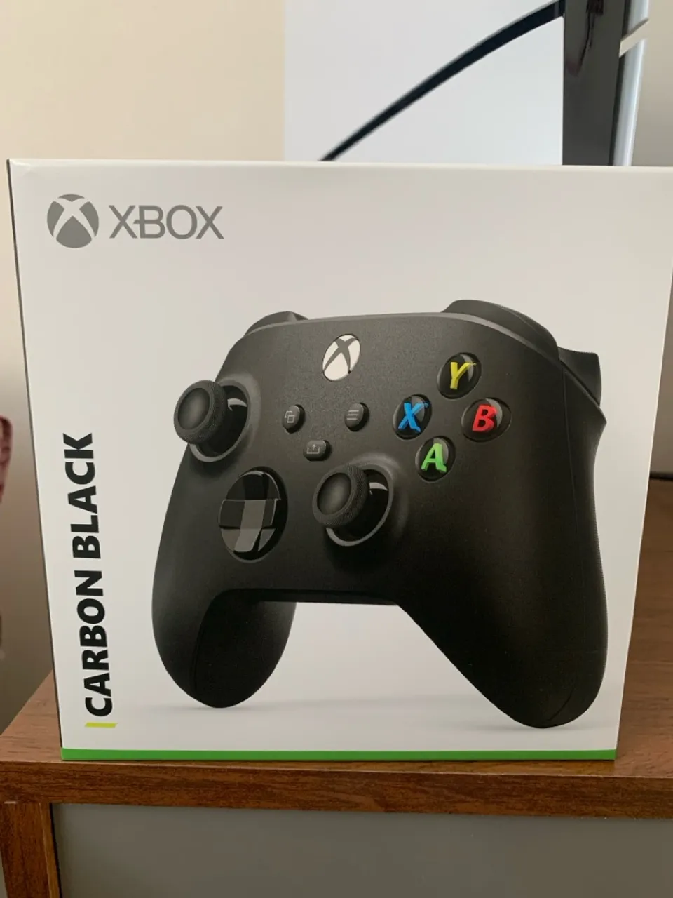 Controle Xbox Carbon Black - NOVO LACRADO
