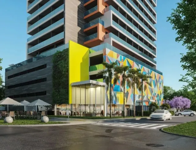 Apartamento no Duo Milênio Cocó, 1 Quarto, Andar Alto, Planta Especial