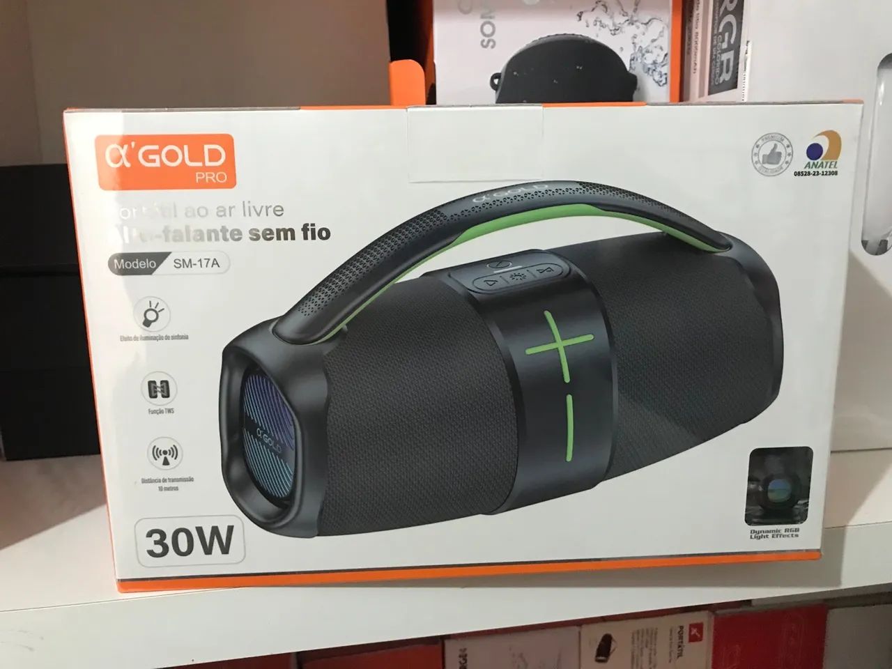 Caixa de Som BOMBOX GOLD 30w Original  - Foto 2