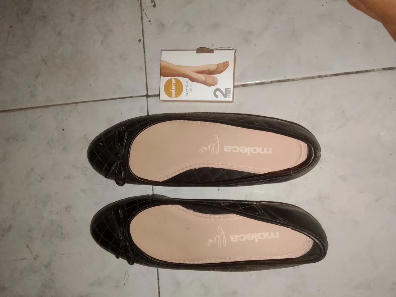 Sapatilhas Moleca Feminina Preta