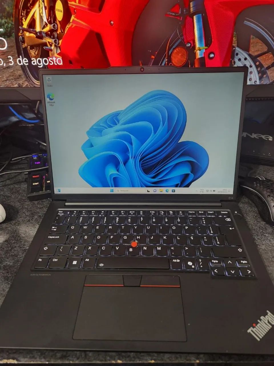 Notebook Lenovo ThinkPad E14 Ryzen 7535u 16gb 512gb