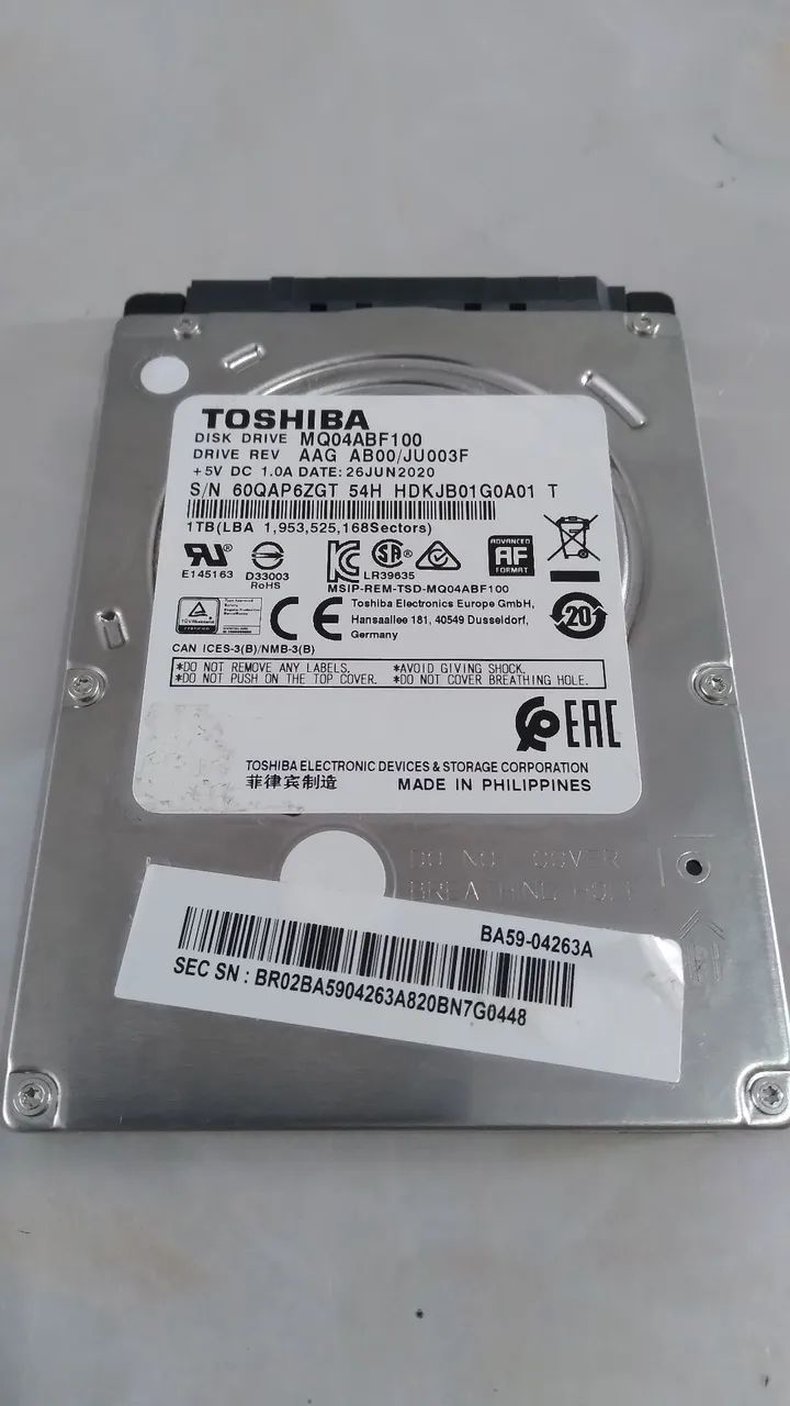 HD Toshiba 1TB