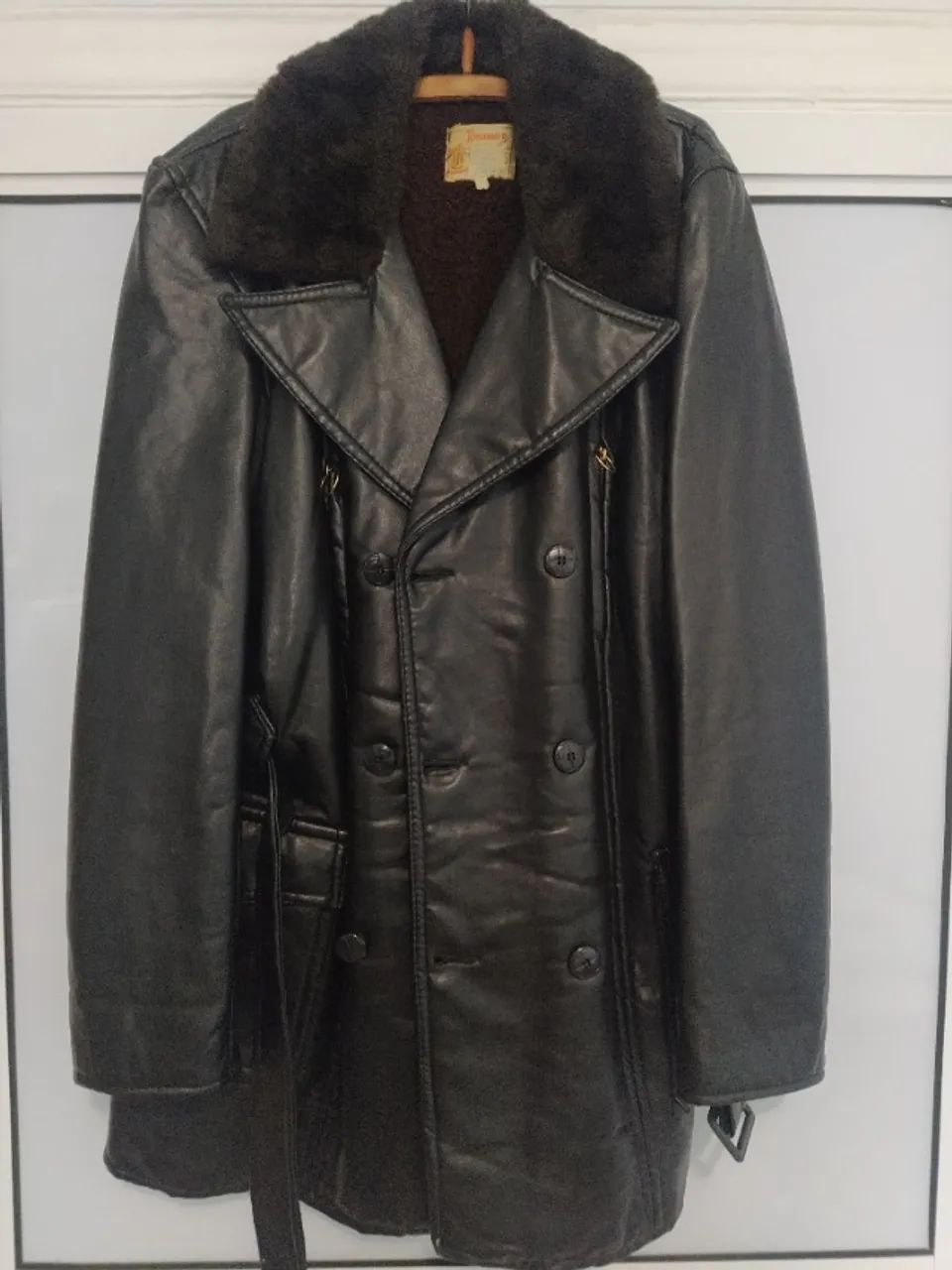 Casaco de Couro Sintetico Unisex