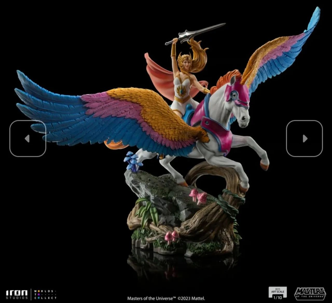 She Ra e Ventania Deluxe Iron Studios He-Man - Foto 2