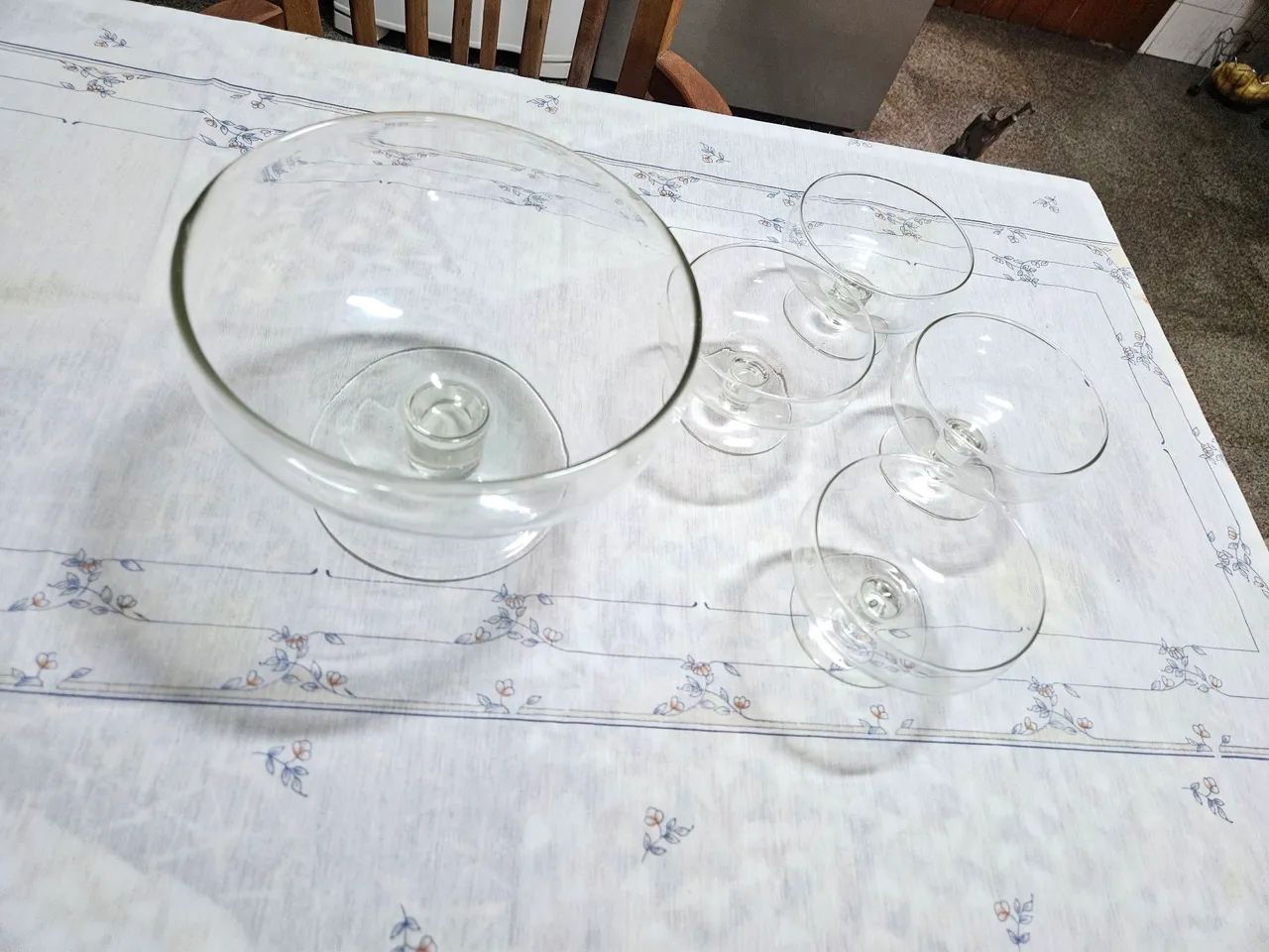 Jogo de taças de vidro para sobremesa - Foto 2