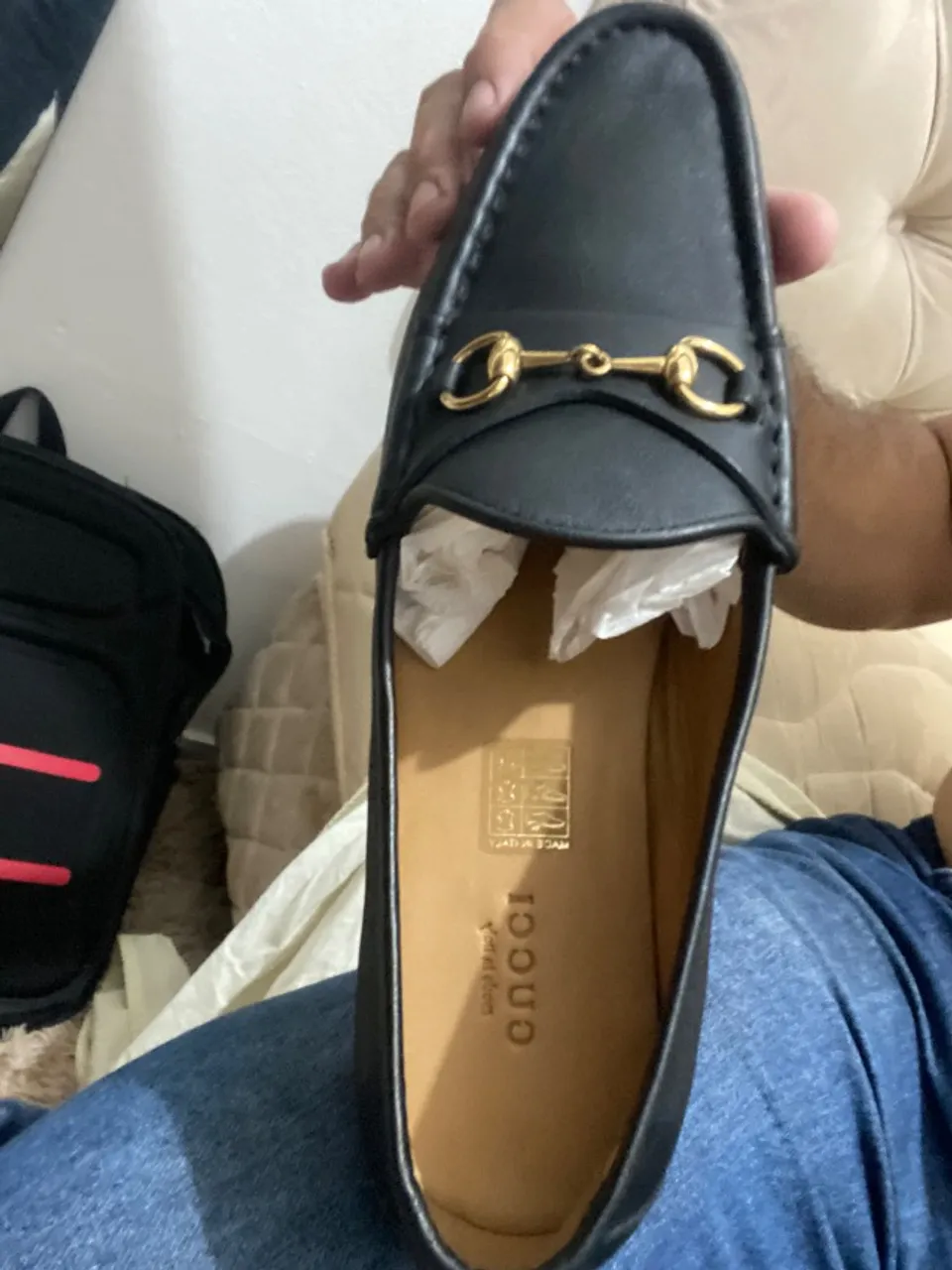 Sapato mocassim Gucci original