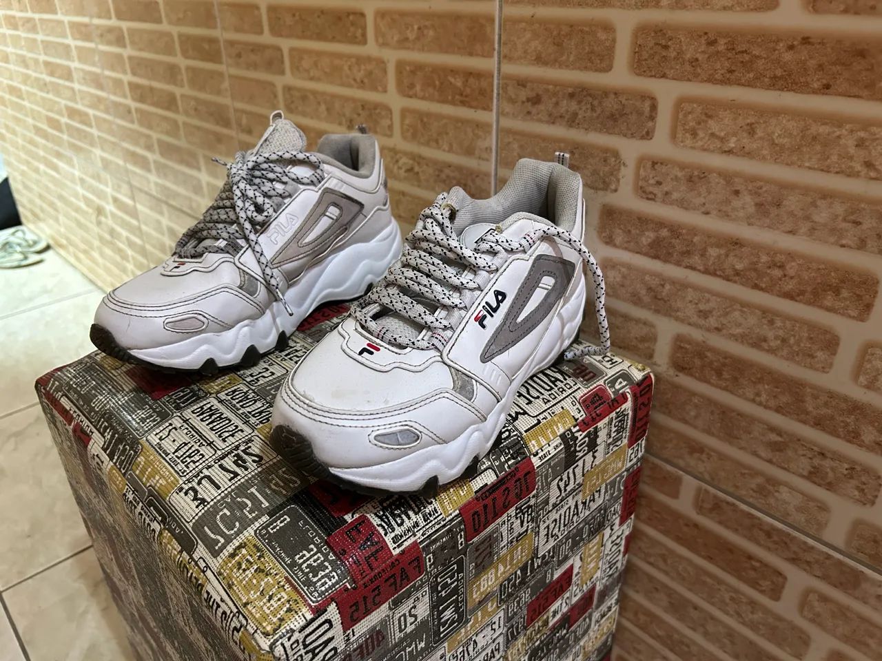 fila oakmont branco refletivo 39/40 - Foto 3