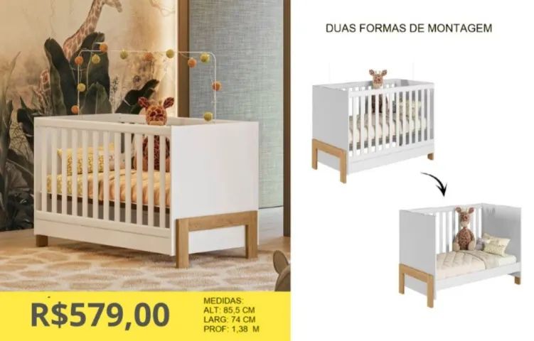 BERÇO A PRONTA-ENTREGA 