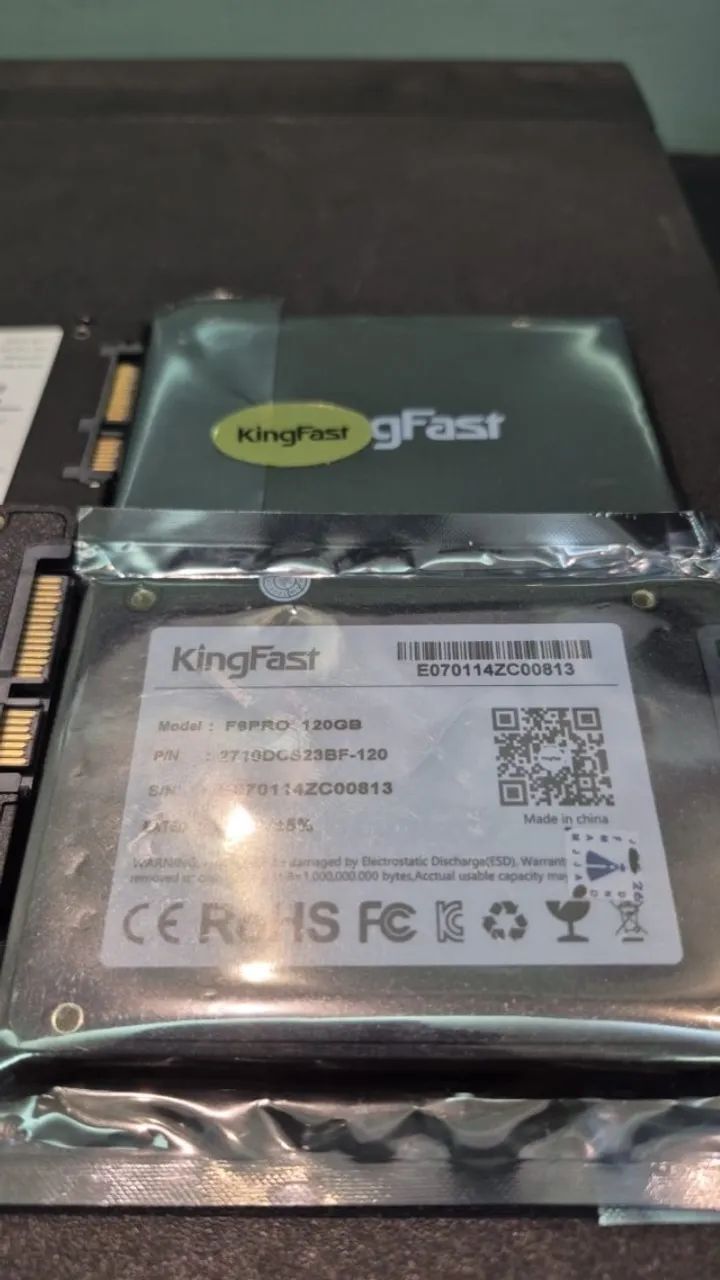 SSD Kingfast 120GB e outros... - Foto 4