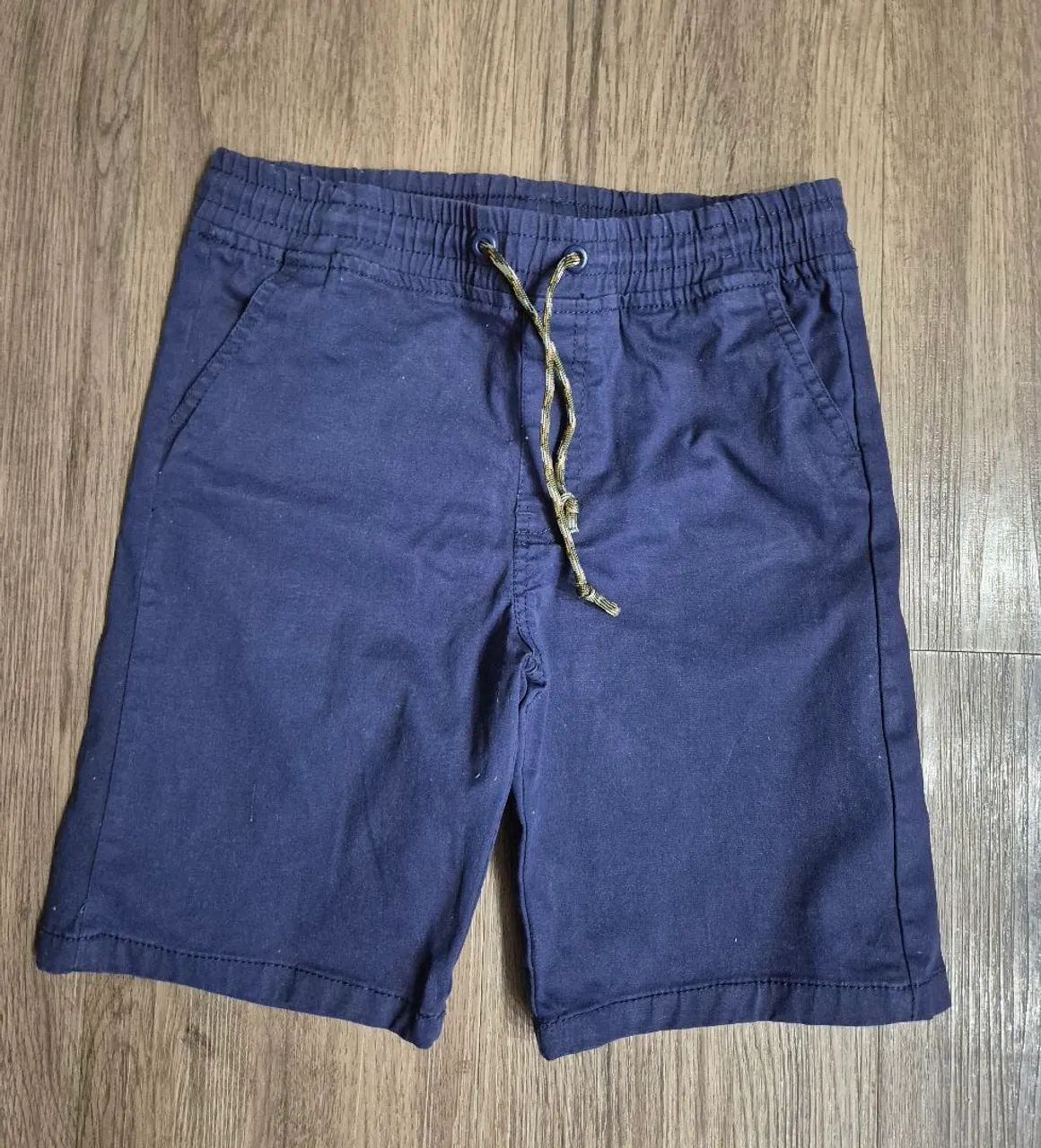 Bermuda de Sarja Azul Infantil
