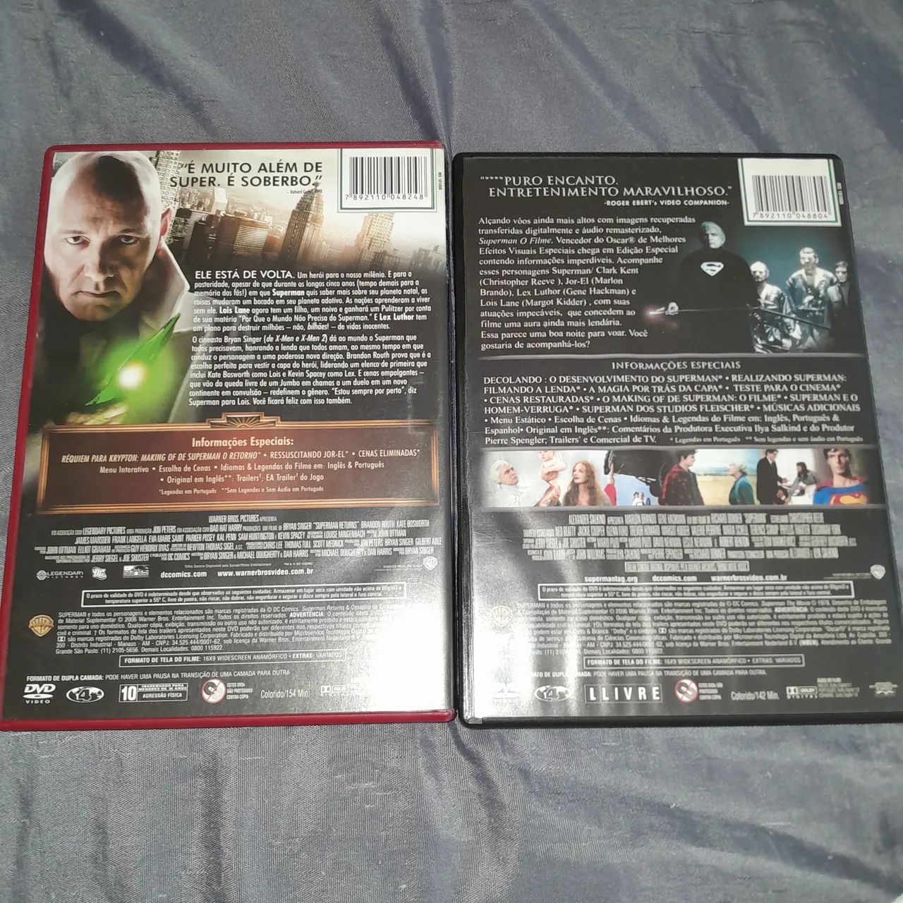 Dvd superman o filme,2 e o retorno - Foto 5
