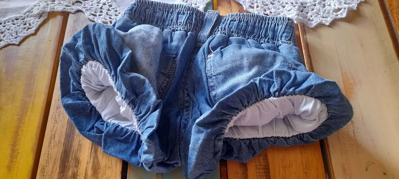 Short jeans infantil - Foto 4