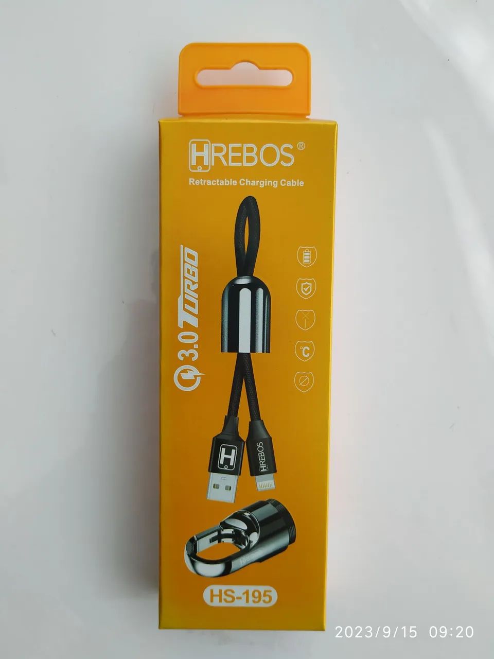 Cabo USB C chaveiro carrega turbo lightning V8 micro USB  - Foto 3