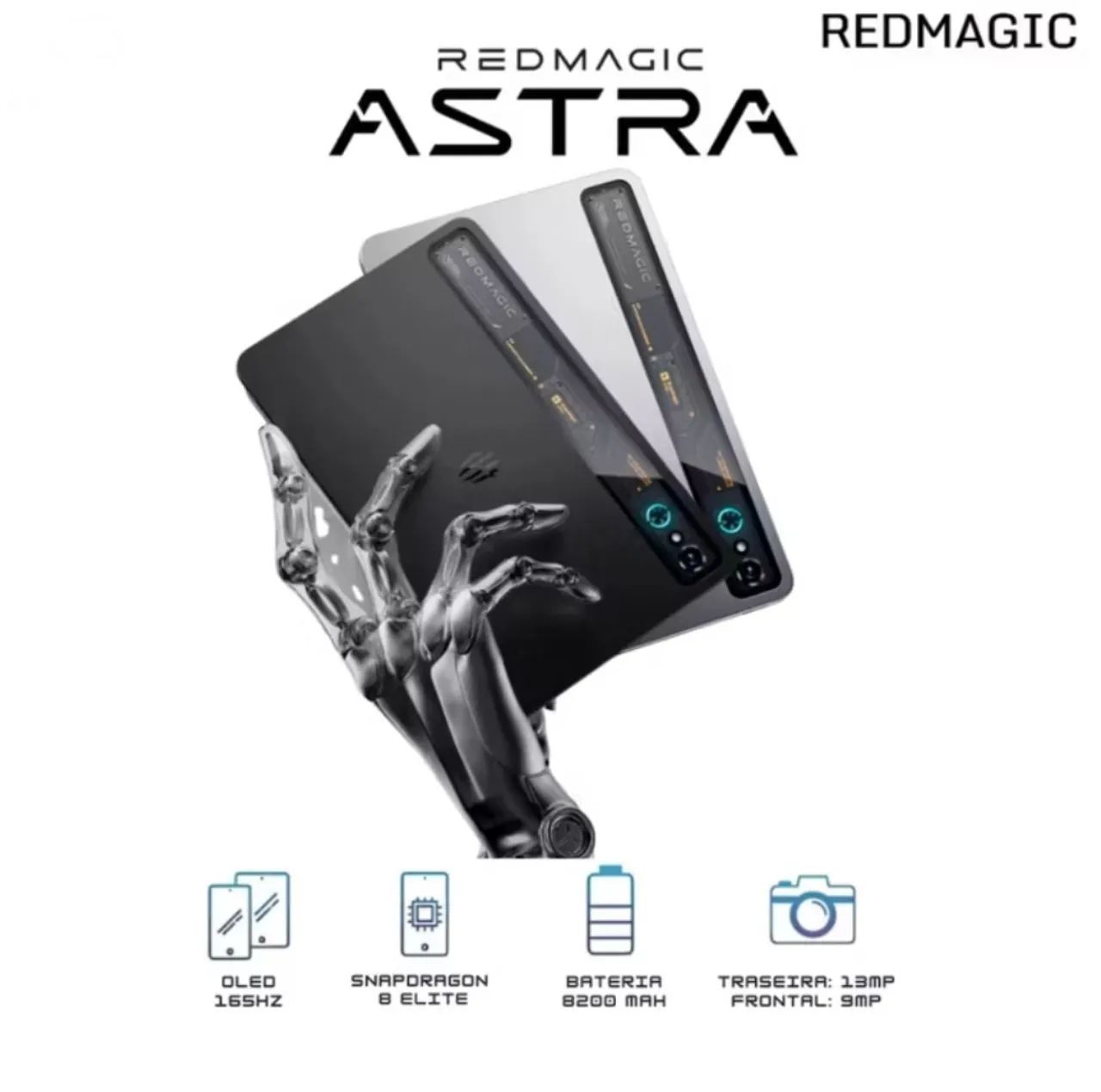 TABLET REDMAGIC ASTRA GAMING 12/256 - Celulares e Smartphones