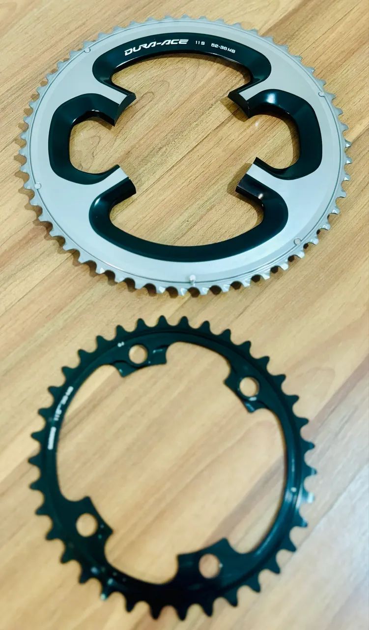 Coroas Dura ace 52/36(zero km) - Foto 2