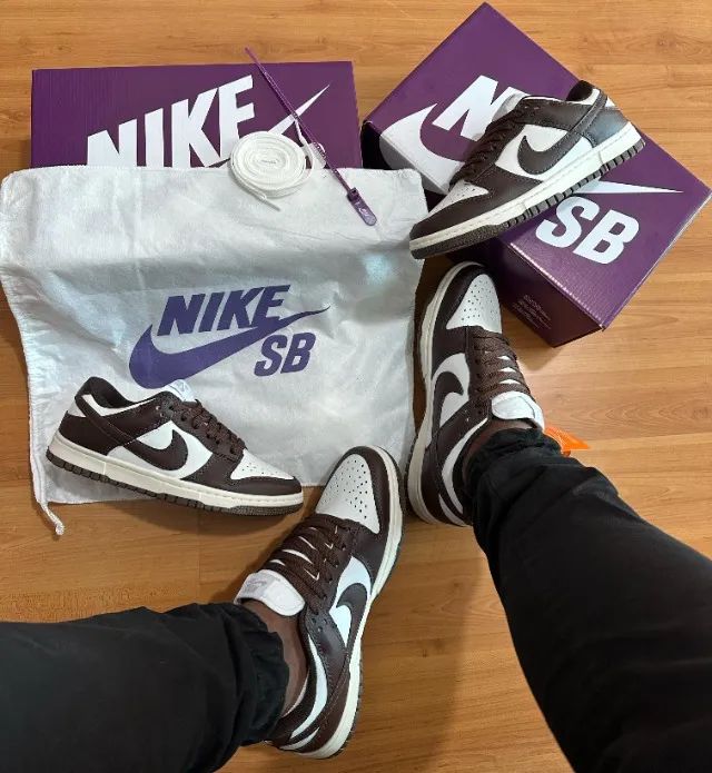 Tênis Nike SB DUNK Cacau Linha Luxo Unissex - Foto 3