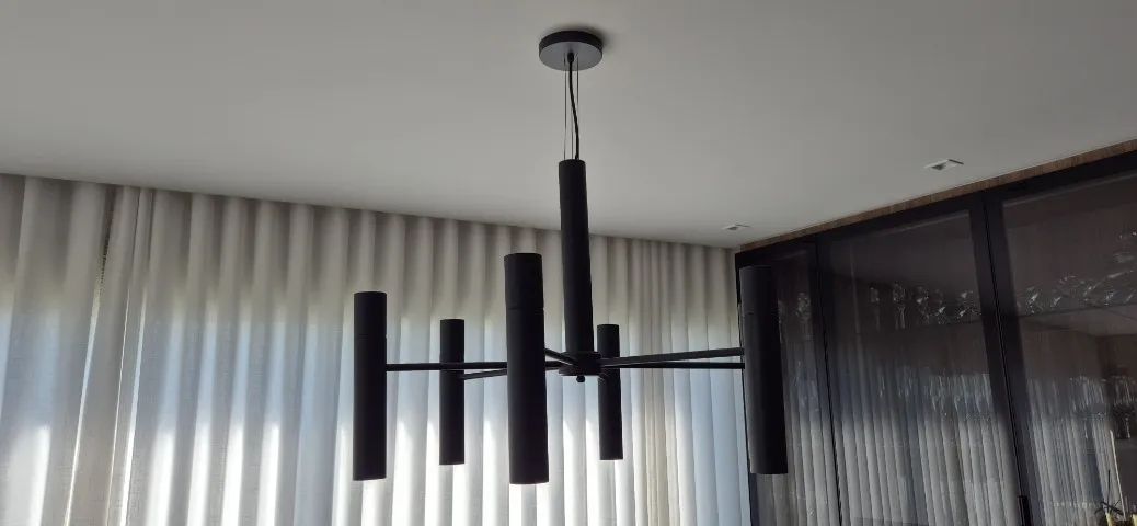 Lustre Pendente 6 Braços Ø78x48cm Metal- OldArtisan Pd-4951/6