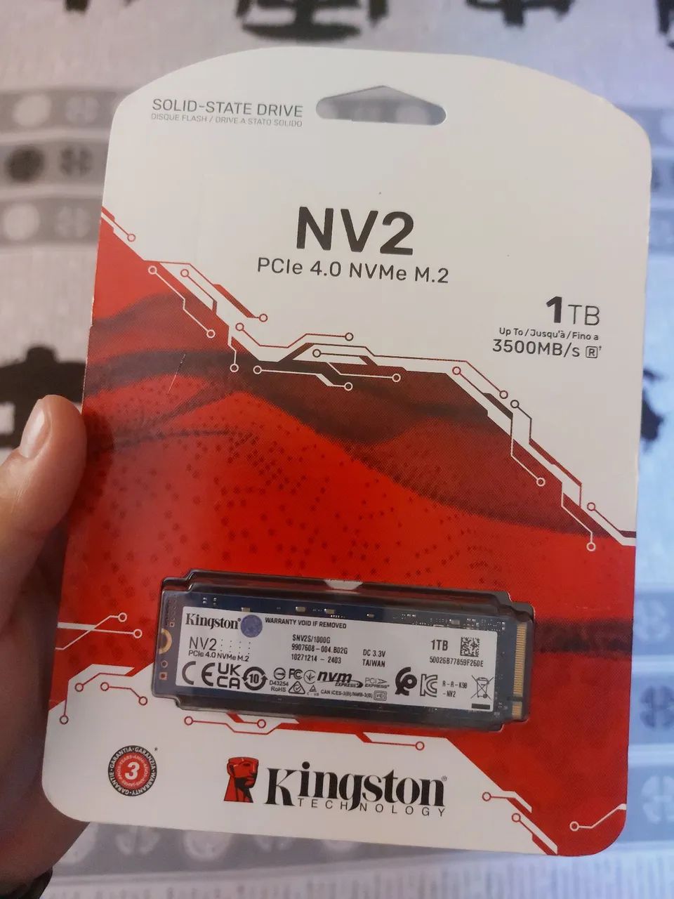 SSD kingston nvm2 