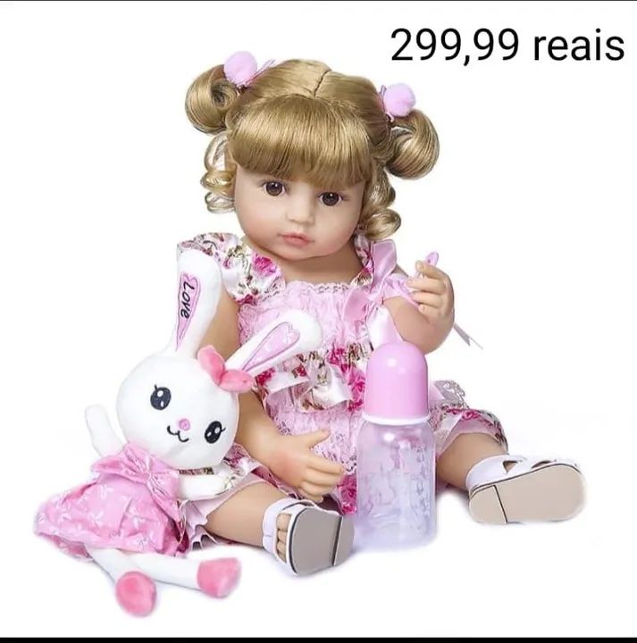 Boneca Reborn Bebê Realista - Pronta Entrega