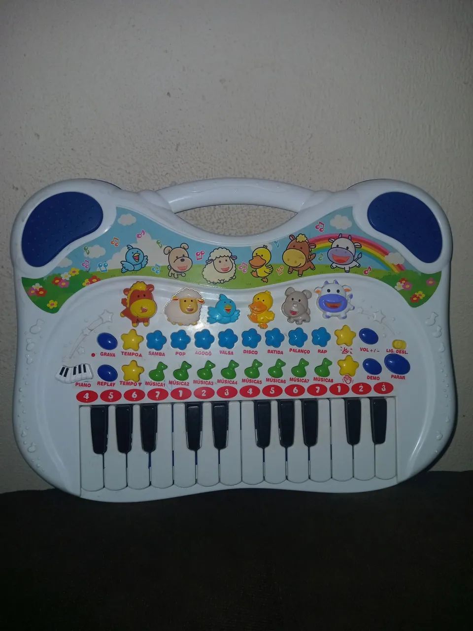 Teclado Infantil Musical com Animais - Diversão Garantida!