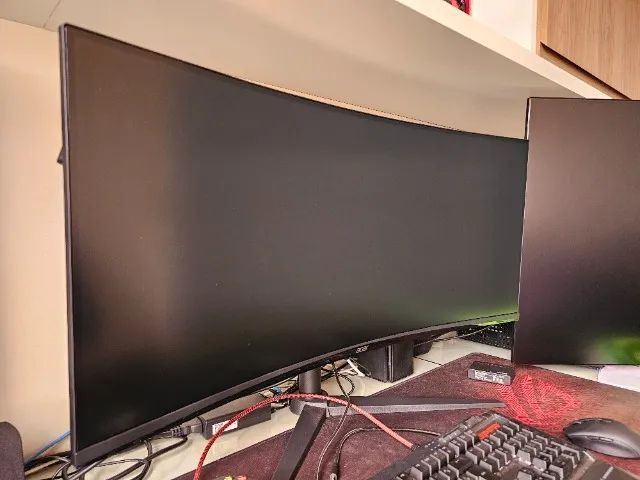 Monitor Acer Nitro 34 XZ342CU ultrawide QHD 180hz curvo - novíssimo, nfe e garantia - Foto 2