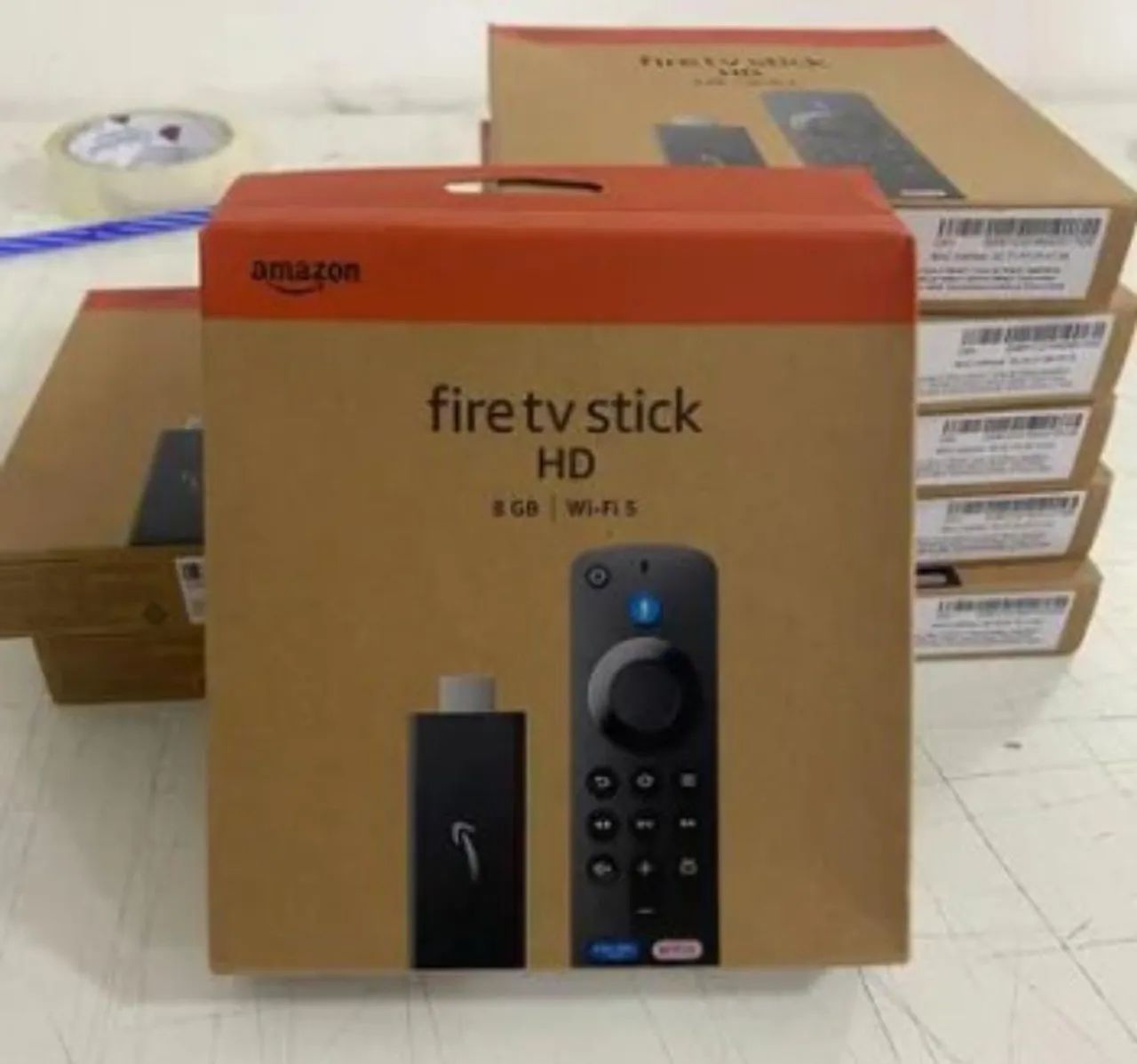 Fire TV Stick HD -Configurado conteúdos vitalício