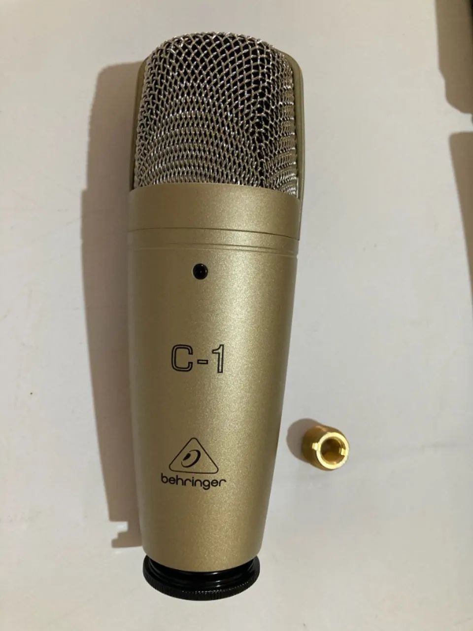 Quase Novo! Microfone Condensador Behringer C1 Dourado + de 30% OFF - Foto 3