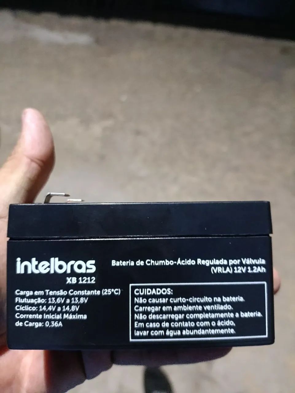 Bateria intelbras Nova