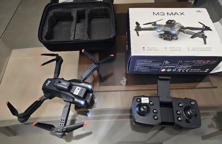 Drone Novo Com Câmeras Móveis Maleta e Acessórios Completo Várias Funções e Recursos - Foto 5