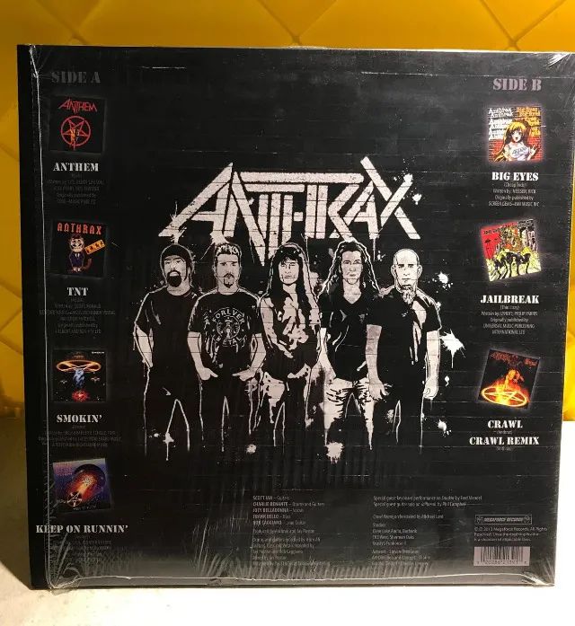 LP Vinil Anthrax Anthems 12´´ splatter NM - Foto 2