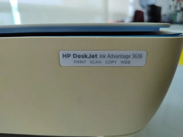 Impressora Jato de Tinta HP Deskjet Advantage 3636 Print / Copy / Scan / Web - Foto 4