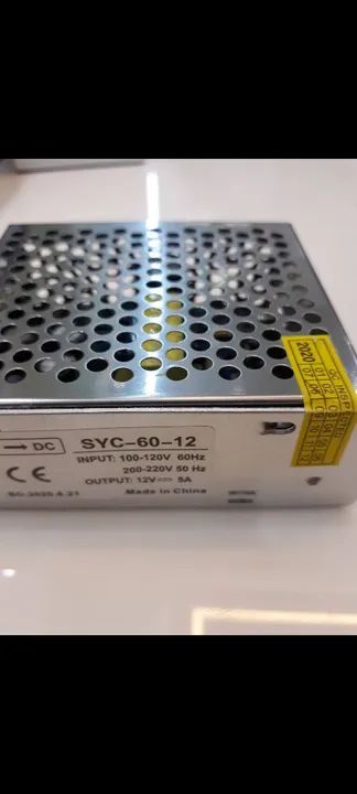 Fonte de Alimentação para Iluminação 12V 5A