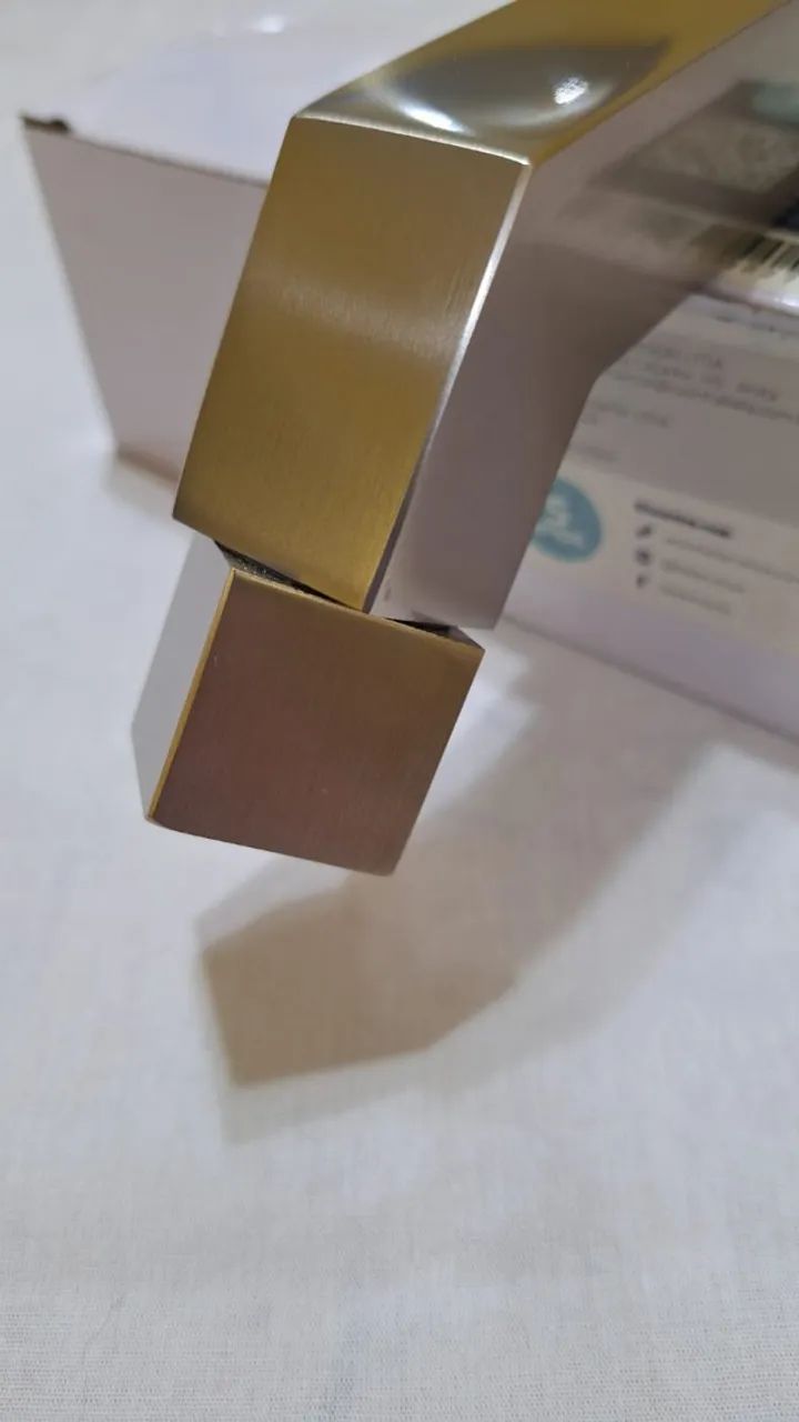 Torneira de parede para banheiro modelo TB100 Nera Níquel - Foto 4