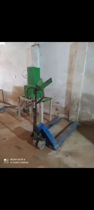 Peneira rotativa,triturador e prensa hidráulica 