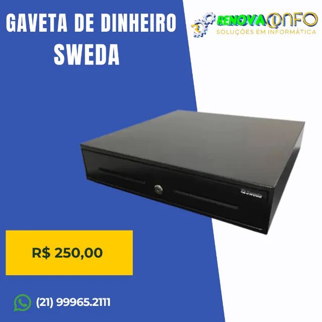 GAVETA DE DINHEIRO SWEDA