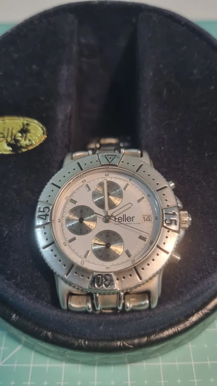Relógio Feller Chronograph 10ATM - Foto 2