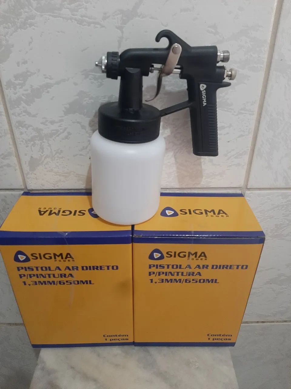 Pistola ar direto 650ml Sigma 