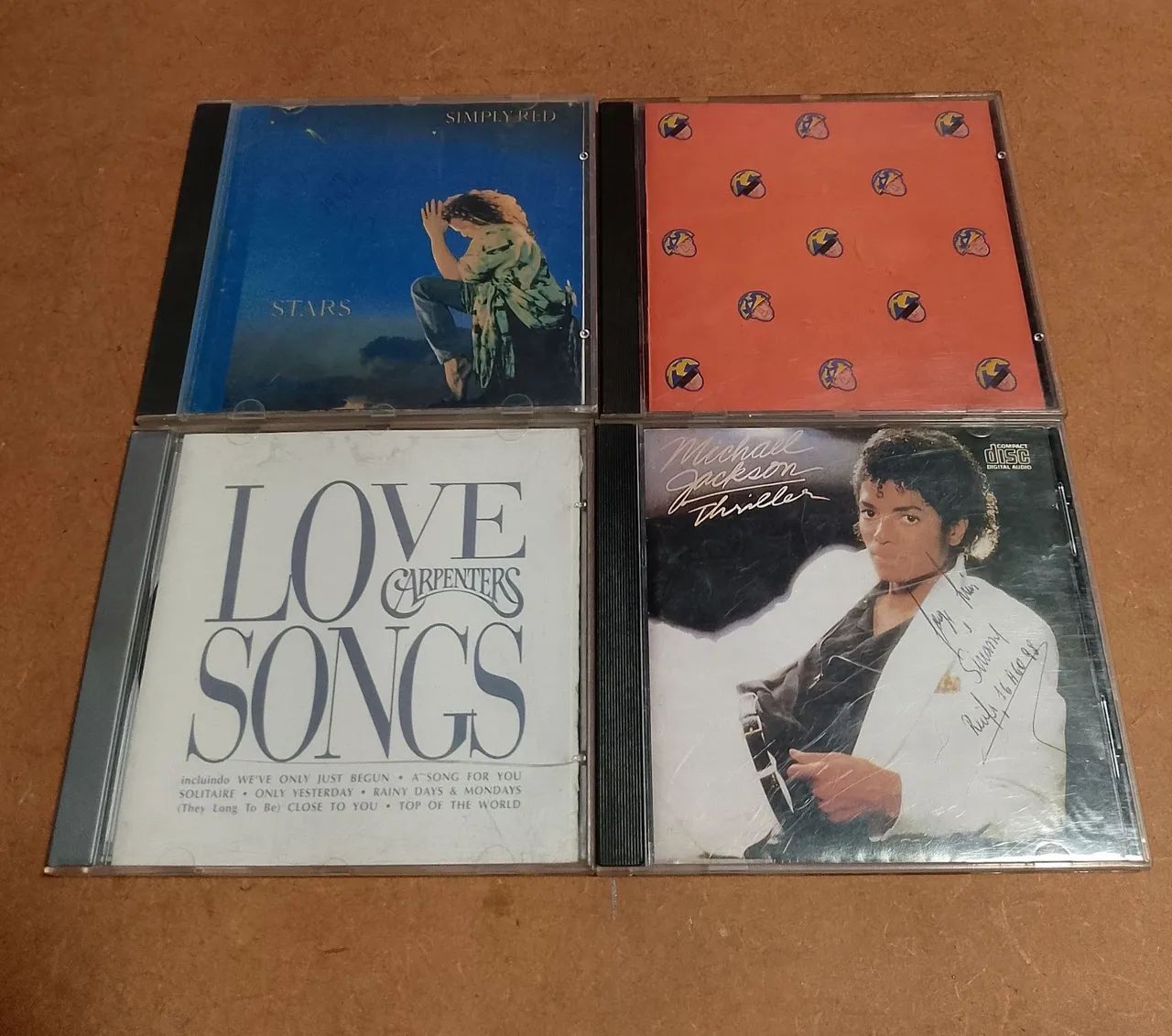 CDs lote 4 CDs Michael Jackson pet shop boys Simple red love songs